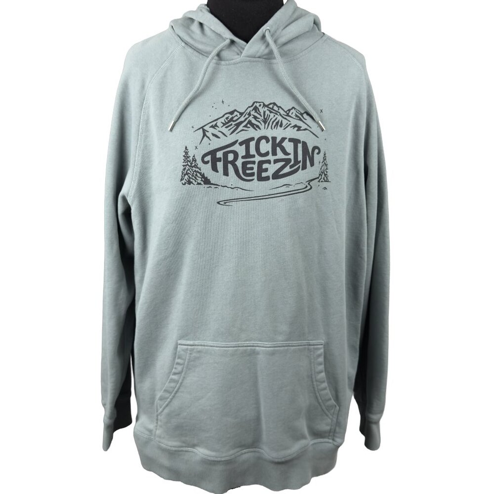 AS COLOUR Frickin Freezin Graphic Hoodie Pullover Mens XLG